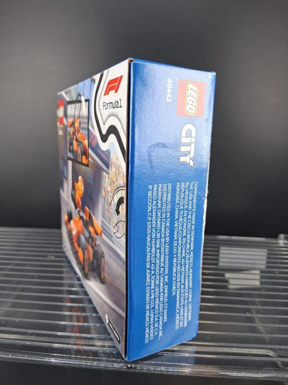 Lego City Formula 60442 1 McLaren Race Car Building Set 86 Pcs